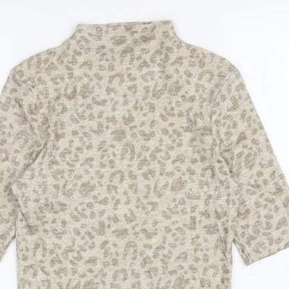 Womens UK Size 6 Marks and Spencer Beige Pullover Jumper