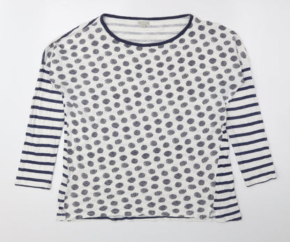Womens UK Size M OVS Blue Basic Button-Up
