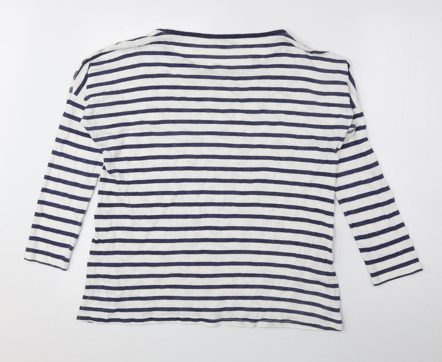 Womens UK Size M OVS Blue Basic Button-Up