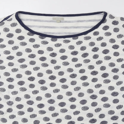 Womens UK Size M OVS Blue Basic Button-Up