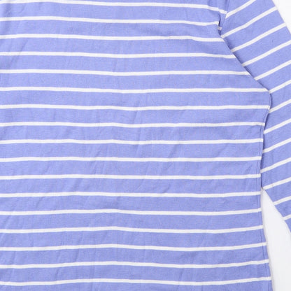 Womens UK Size M First Avenue Blue Basic Blouse