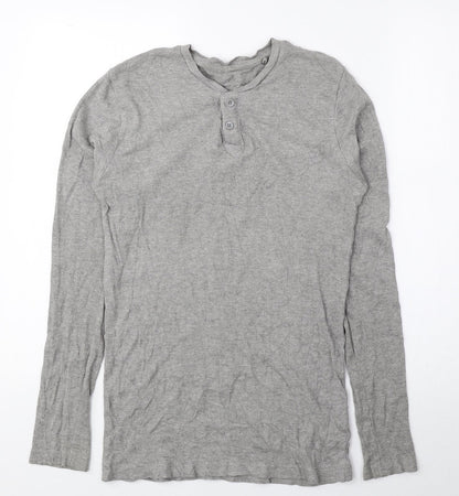 Womens UK Size M Preworn Grey Basic Blouse