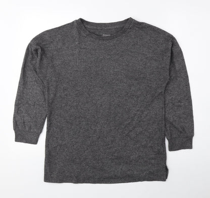 Primark Womens Grey Round Neck Polyester Pullover Jumper Size S
