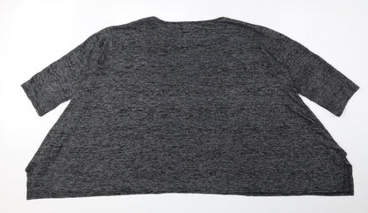 Womens UK Size M Mirumi Grey Basic Blouse