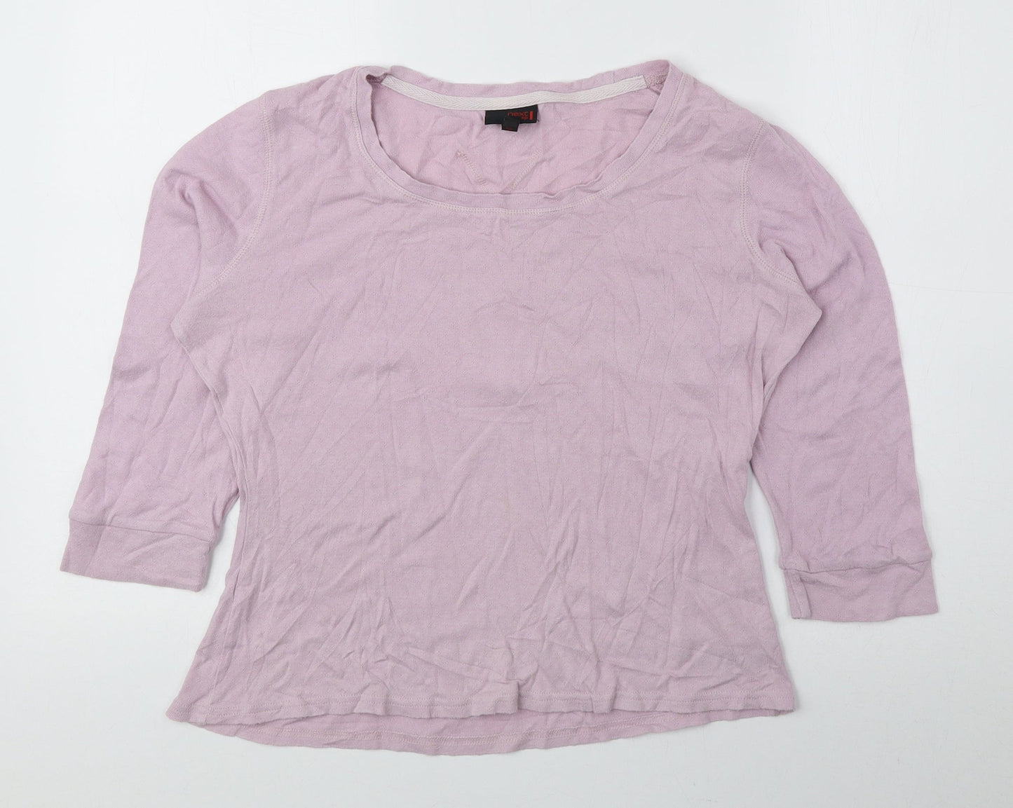 Womens UK Size 14 NEXT Pink Basic Blouse