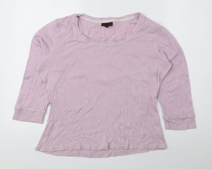 Womens UK Size 14 NEXT Pink Basic Blouse