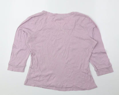 Womens UK Size 14 NEXT Pink Basic Blouse