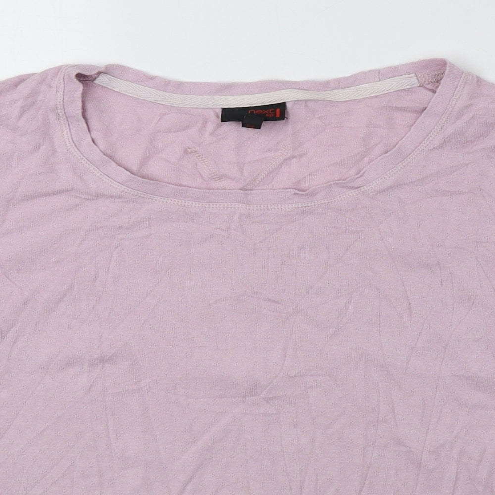 Womens UK Size 14 NEXT Pink Basic Blouse