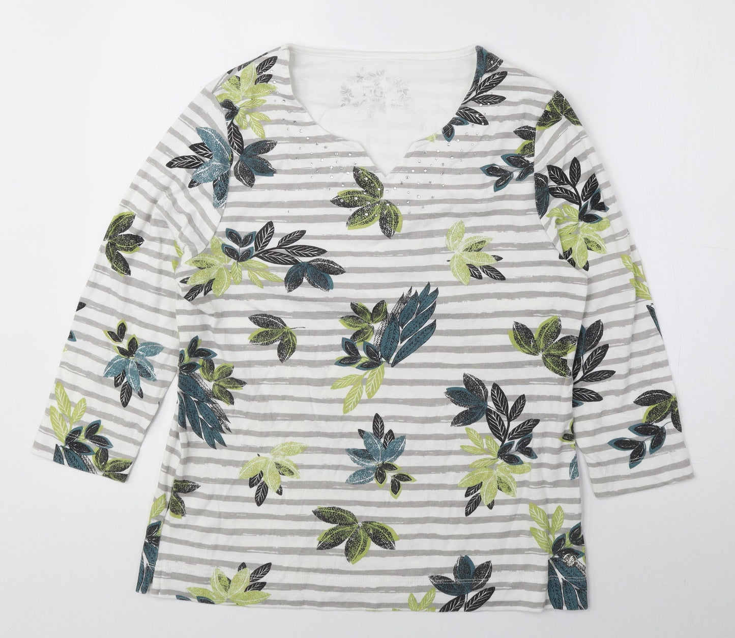 Womens UK Size 10 TIGI Multicoloured Basic Blouse