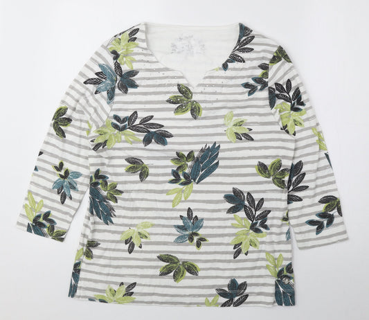 Womens UK Size 10 TIGI Multicoloured Basic Blouse