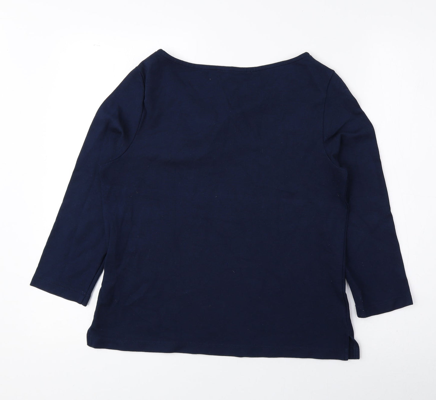 Womens UK Size 10 Marks and Spencer Blue Basic Blouse