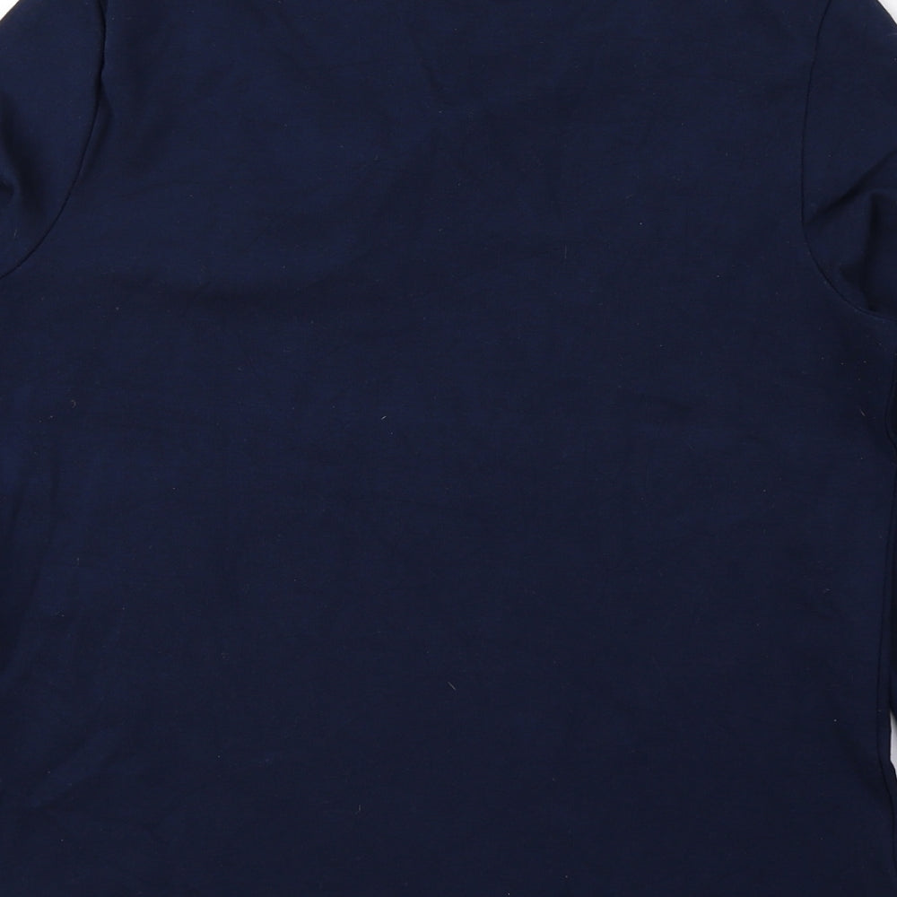 Womens UK Size 10 Marks and Spencer Blue Basic Blouse