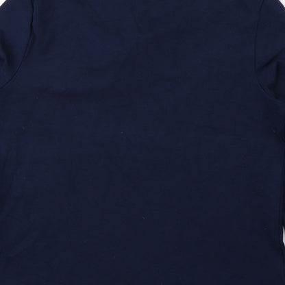 Womens UK Size 10 Marks and Spencer Blue Basic Blouse