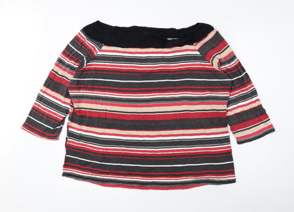 Womens UK Size 22 BHS Multicoloured Basic Blouse
