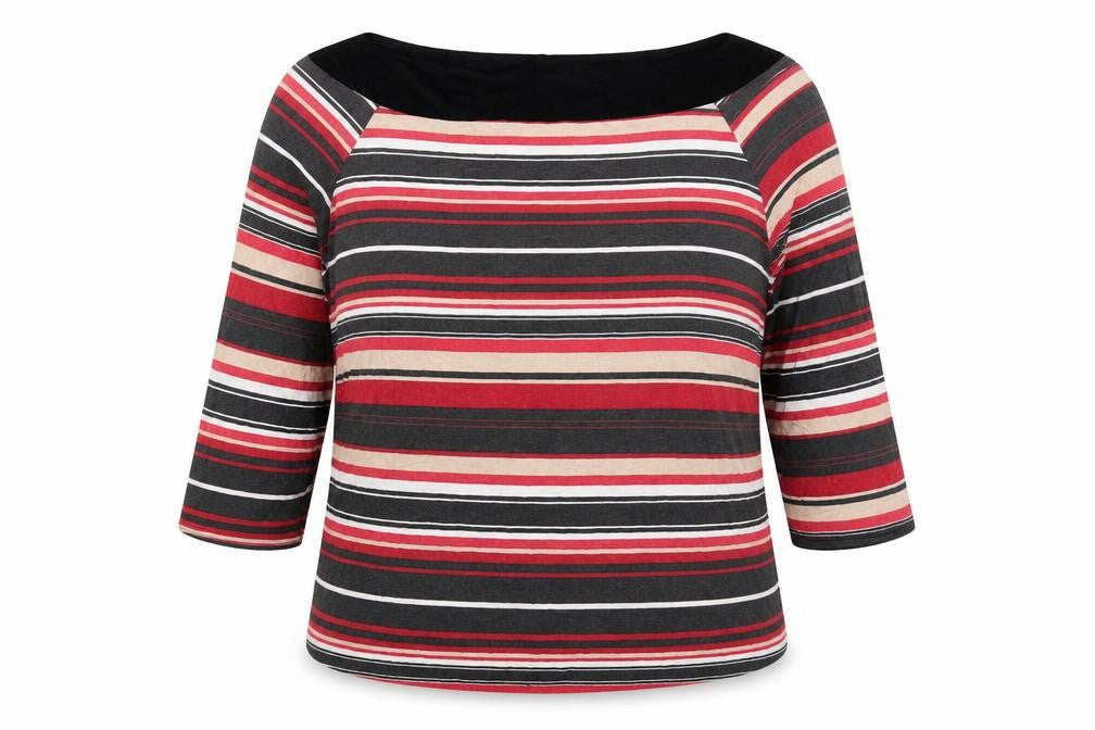 Womens UK Size 22 BHS Multicoloured Basic Blouse