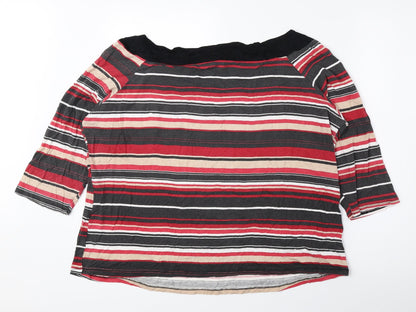 Womens UK Size 22 BHS Multicoloured Basic Blouse