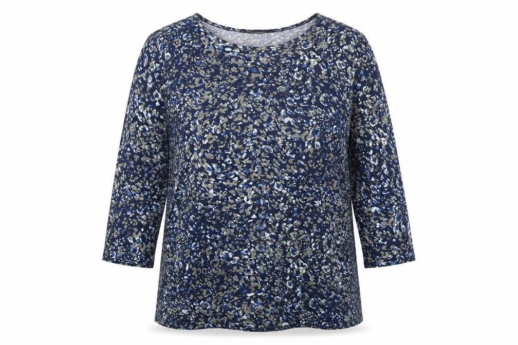 Womens UK Size 18 Alexara Blue Basic Button-Up