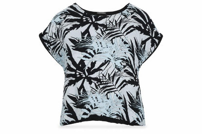 Womens UK Size 14 Damart Black Basic T-Shirt