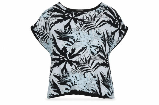 Womens UK Size 14 Damart Black Basic T-Shirt