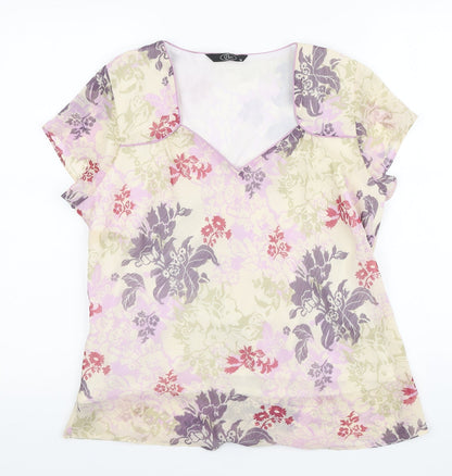 Womens UK Size 16 Bonmarché Multicoloured Basic Blouse