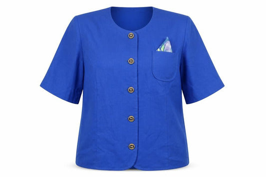 Womens UK Size 16 Gordon Wyatt Blue Jacket