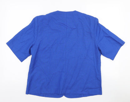 Womens UK Size 16 Gordon Wyatt Blue Jacket