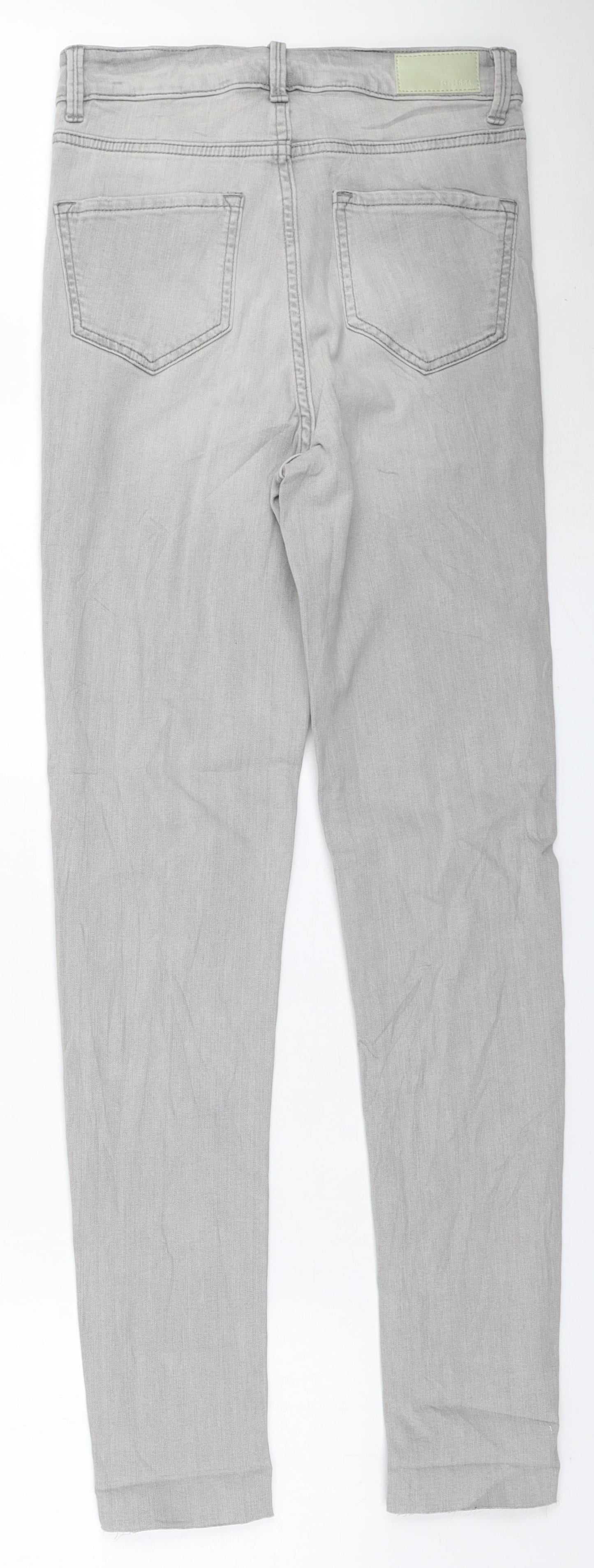 Womens UK Size 8 Marks and Spencer Regular Fit Skinny Grey Jeans