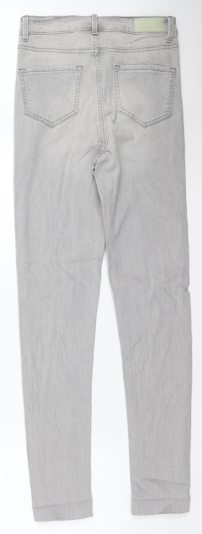 Womens UK Size 8 Marks and Spencer Regular Fit Skinny Grey Jeans