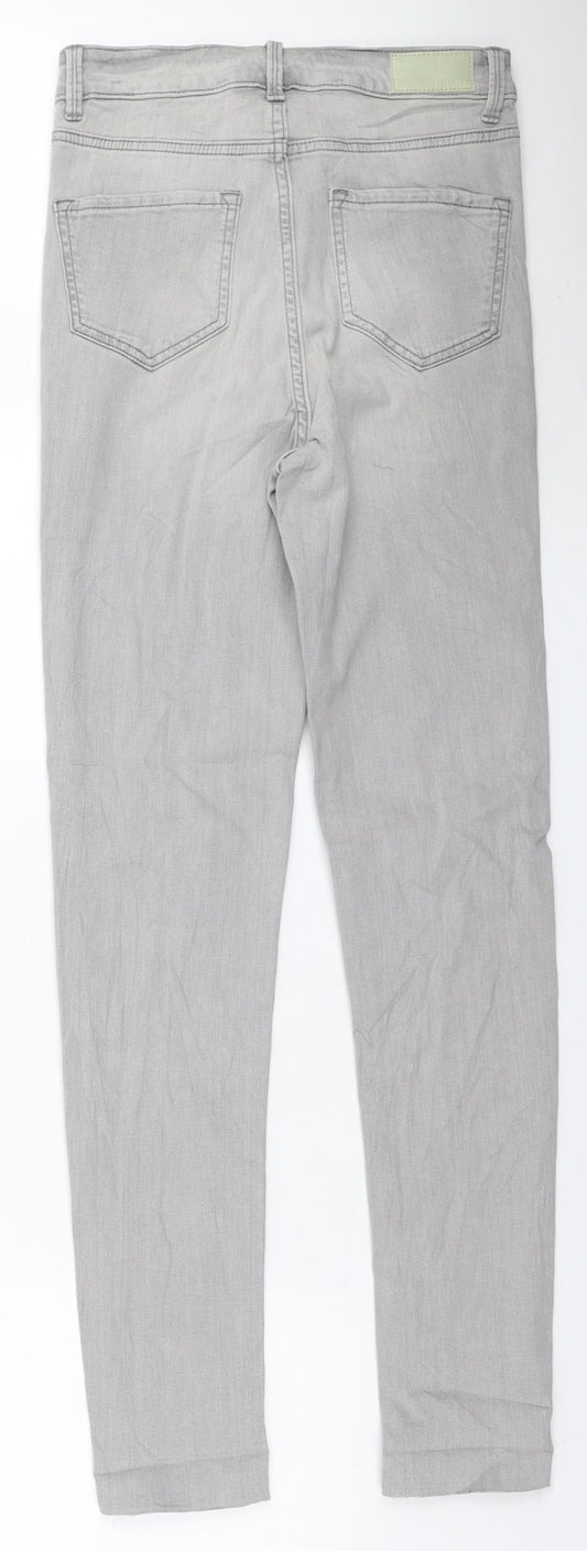 Womens UK Size 8 Marks and Spencer Regular Fit Skinny Grey Jeans