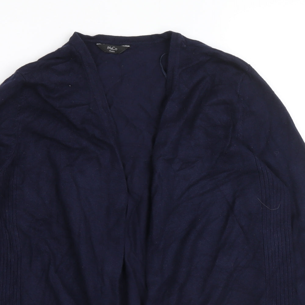 Womens UK Size 12 M&Co Blue Cardigan Jumper