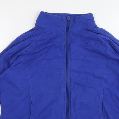 Mens UK Size L Gap Blue Full Zip Sweatshirt