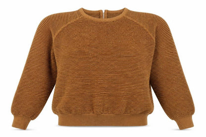 Womens UK Size S Blue Vanilla Brown Pullover Jumper
