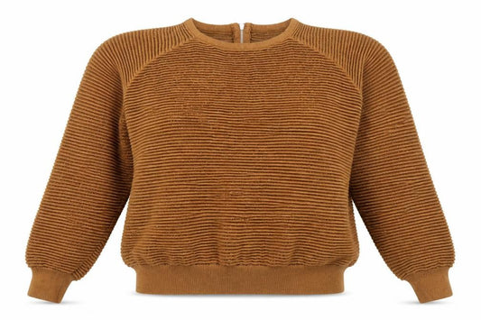 Womens UK Size S Blue Vanilla Brown Pullover Jumper