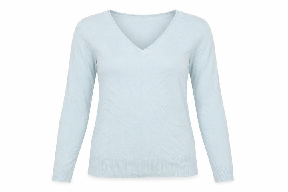 Womens UK Size 8 Marks and Spencer Blue Pullover Jumper