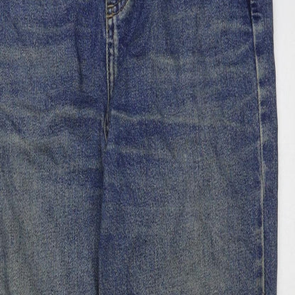 BDG Mens Blue Cotton Straight Jeans Size 26 in L30 in Regular Button