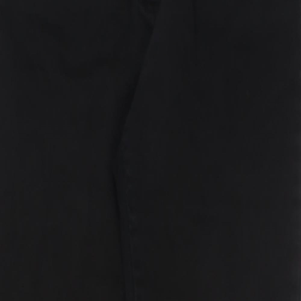Womens UK Size 32 in Preworn Regular Fit Bootcut Black Jeans