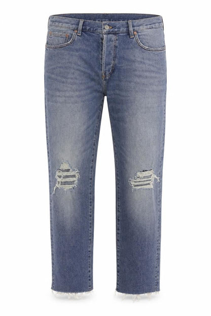 Mens UK Size 36 in &denim Regular Fit Straight Blue Jeans