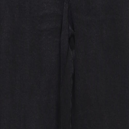 Denim & Co. Womens Black Cotton Skinny Jeans Size 12 L29 in Regular Button