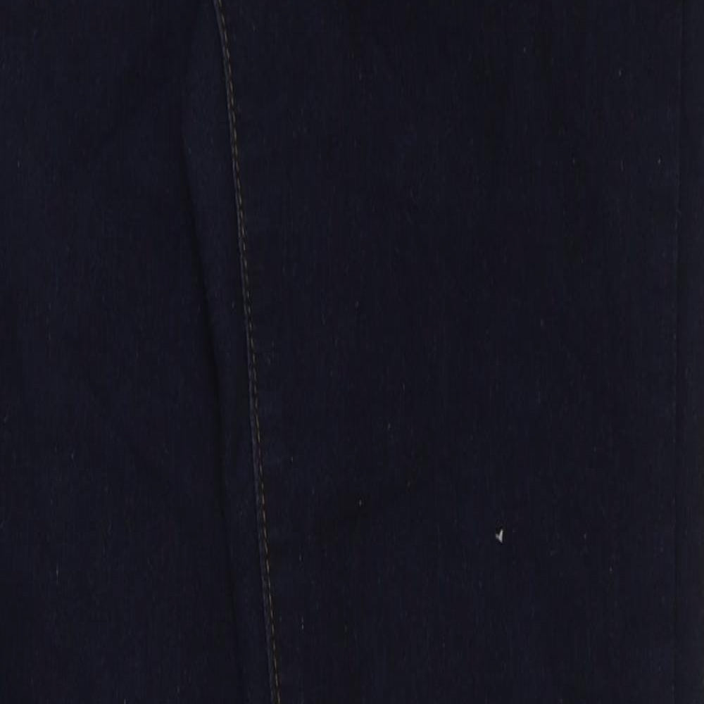 FOREVER 21 Womens Blue Cotton Skinny Jeans Size 28 in L32 in Regular Button