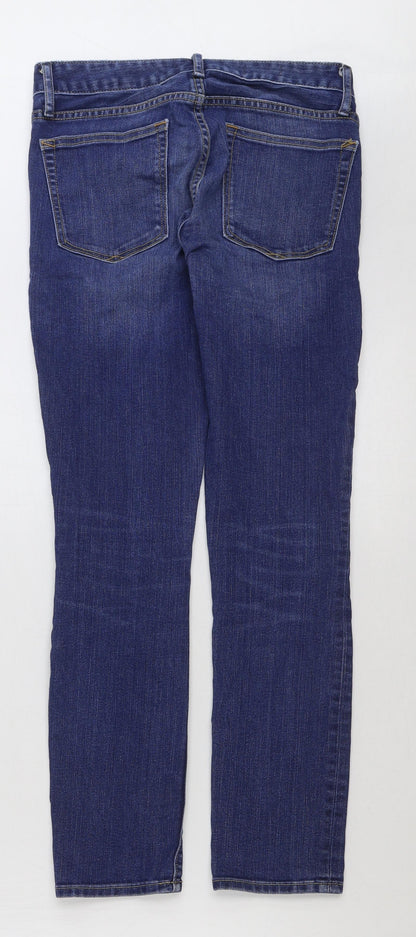 Gap Mens Blue Cotton Skinny Jeans Size 26 in L28 in Regular Button
