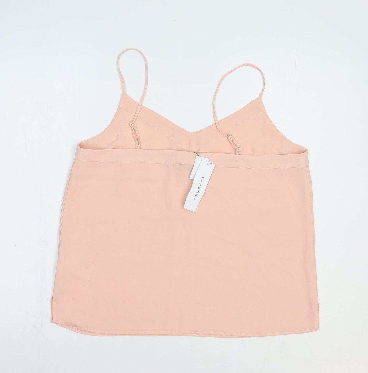 Womens UK Size 14 Topshop Pink Camisole Blouse