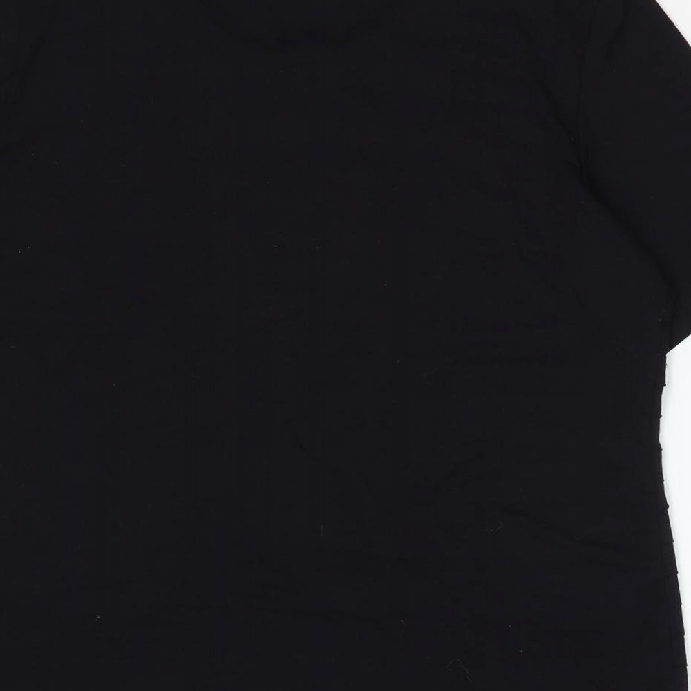 Womens UK Size 18 Gerry Weber Black Basic T-Shirt