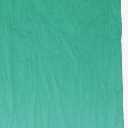 Marks and Spencer Womens Green Polyester Bodycon Size 6 Round Neck Pullover - Ombre