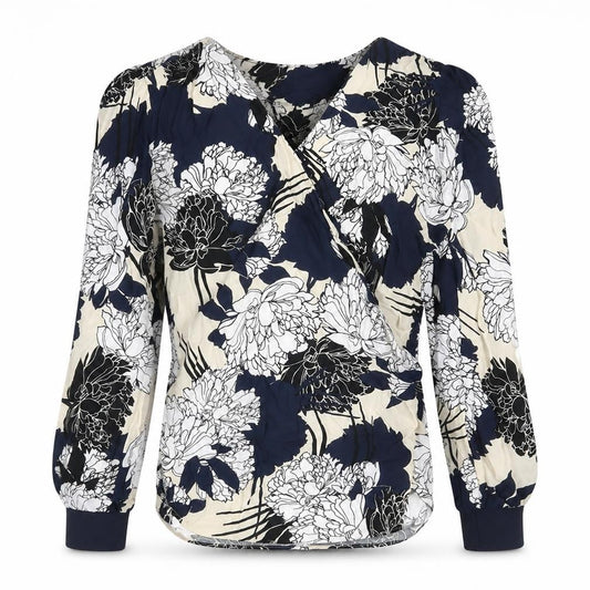 Womens UK Size 8 Marks and Spencer Multicoloured Wrap Blouse