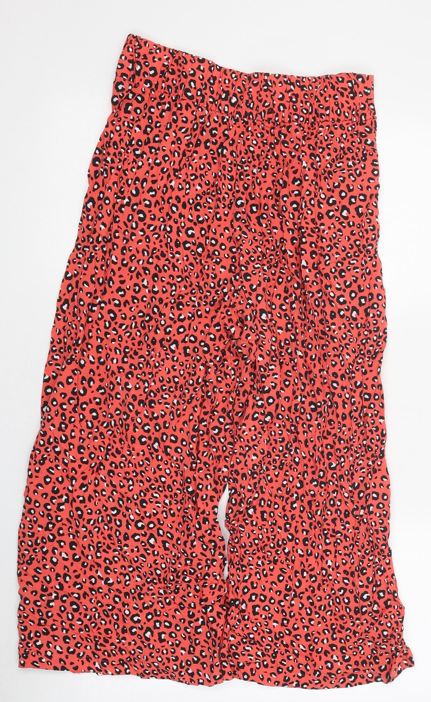 Womens UK Size 8 Marks and Spencer Regular Fit  Red Trousers
