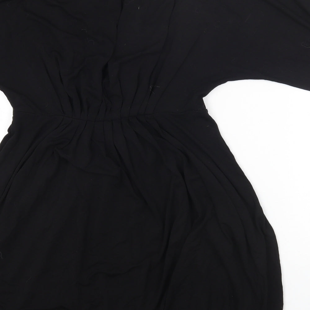 AX Paris Womens Black Viscose Fit & Flare Size S Off the Shoulder Pullover