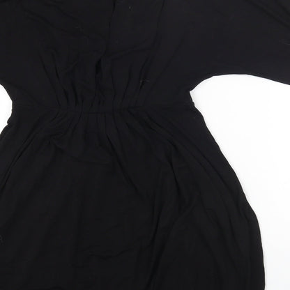 AX Paris Womens Black Viscose Fit & Flare Size S Off the Shoulder Pullover