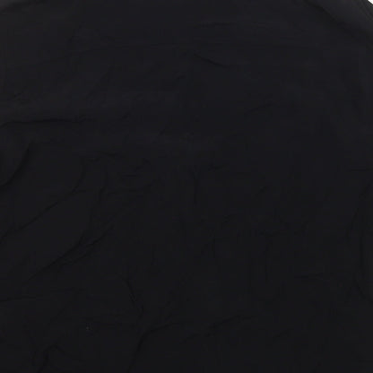 Womens UK Size 6 Marks and Spencer Black Basic Button-Up
