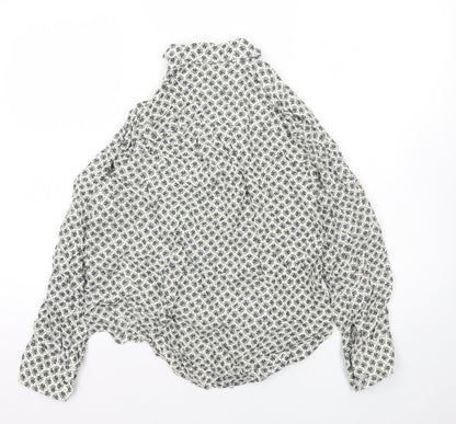 Womens UK Size 6 Marks and Spencer Ivory Basic Button-Up
