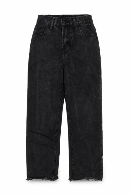 Womens UK Size 8 Preworn Regular Fit Mom Black Jeans